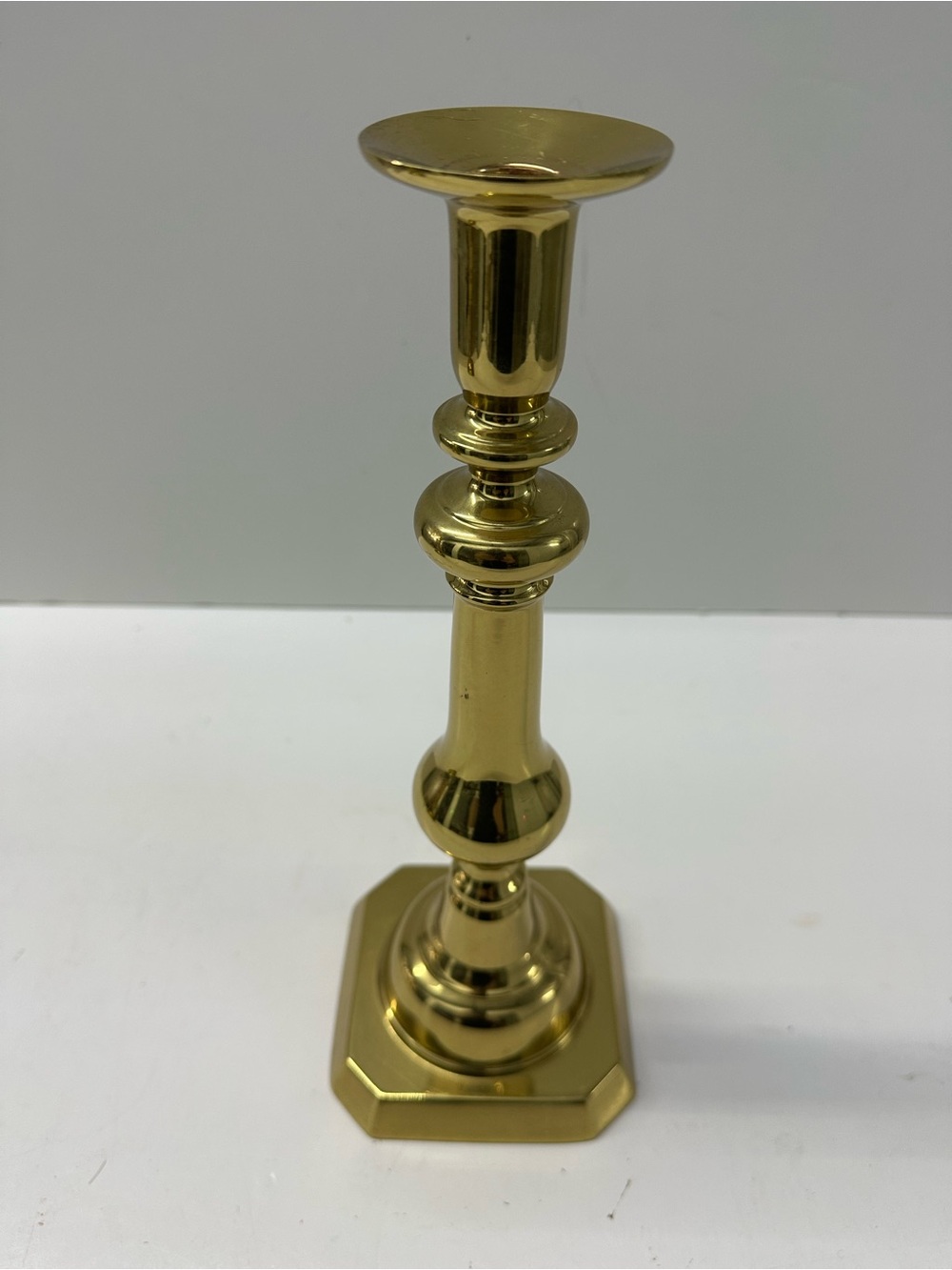 Solid Brass Candlestick - Heavy